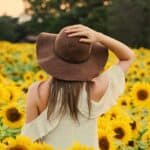 Non-verbal Cues ~ To Pretty up My Writing Blog ~ Photo of Woman in a Sunflower Field