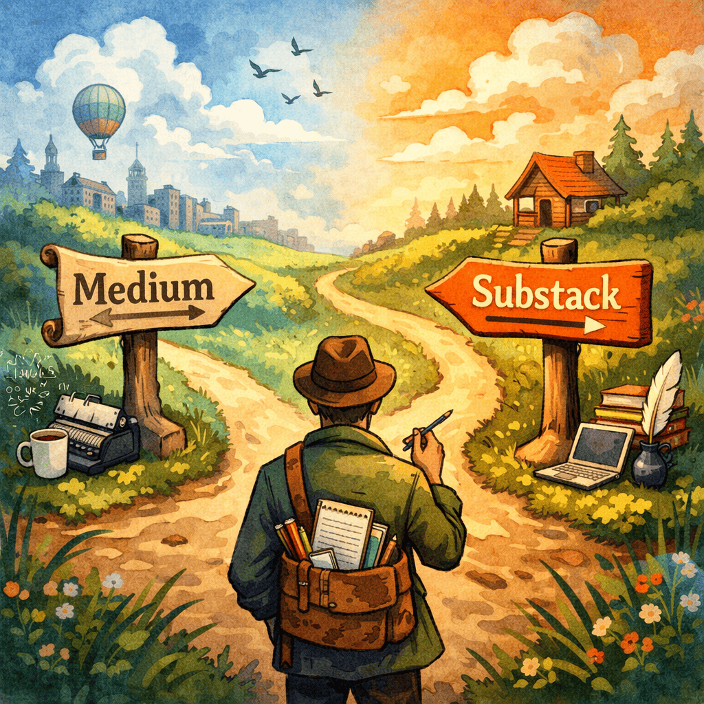 The road to publishing is choices